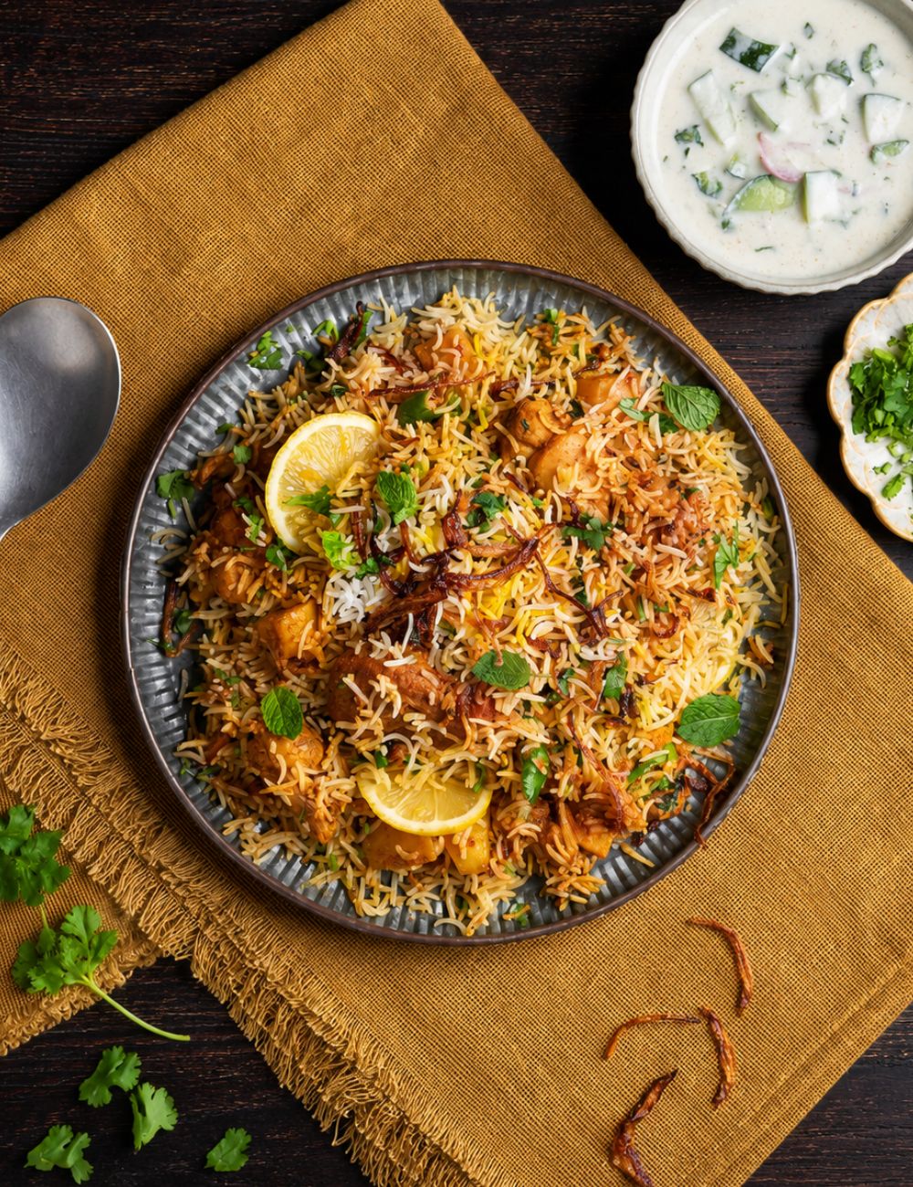 Authentic Indian biryani